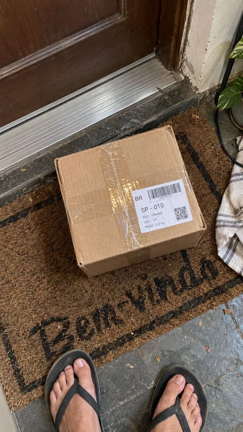 Foto enviada por Marlene C., 58 ao receber o pedido